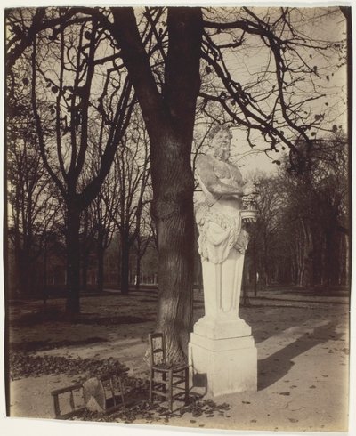 Versailles, angolo del parco da Jean Eugène Auguste Atget