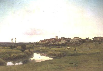 La Saona a Lironcourt, Vosgi da Jean F. Monchablon