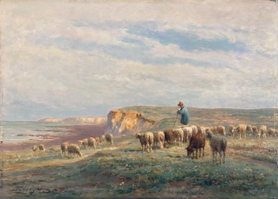 Un gregge di pecore da Jean Ferdinand Chaigneau