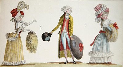 Costumi maschili e femminili in Francia da Jean Florent (after) Defraine