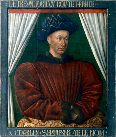 Carlo VII di Francia, XV secolo da Jean Fouquet