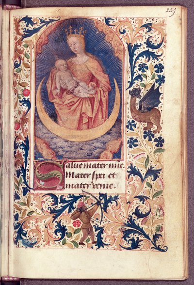 Ms Latin 13305 fol.239 La Vergine e il Bambino, da 