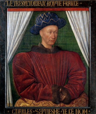 Ritratto di Carlo VII, Re di Francia da Jean Fouquet