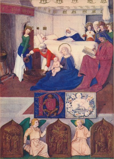 La nascita di San Giovanni Battista, c. 1455, 1939 da Jean Fouquet