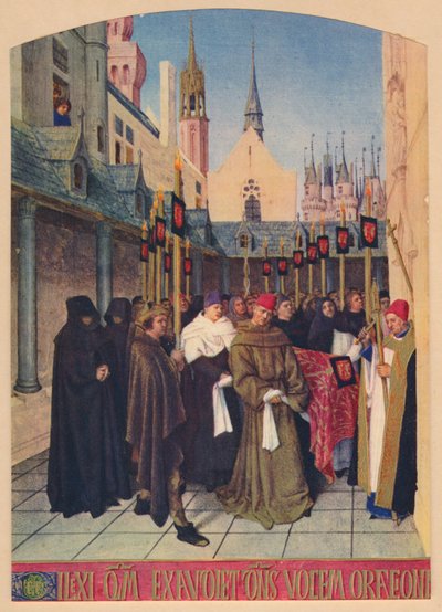 La sepoltura di Etienne Chevalier, c1455, 1939 da Jean Fouquet