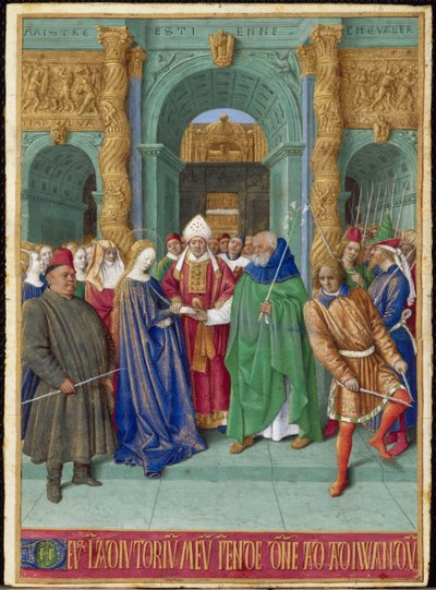 Il Matrimonio della Vergine da Jean Fouquet