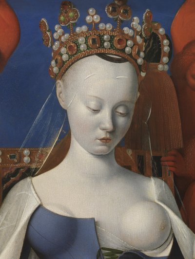 Vergine e Bambino circondati da cherubini e serafini (dettaglio) da Jean Fouquet