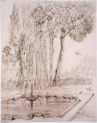 Fontana ornamentale nel giardino di Serai, Costantinopoli, da 