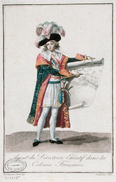 Agente coloniale francese durante il periodo del Direttorio da Jean Francois (after) Garneray