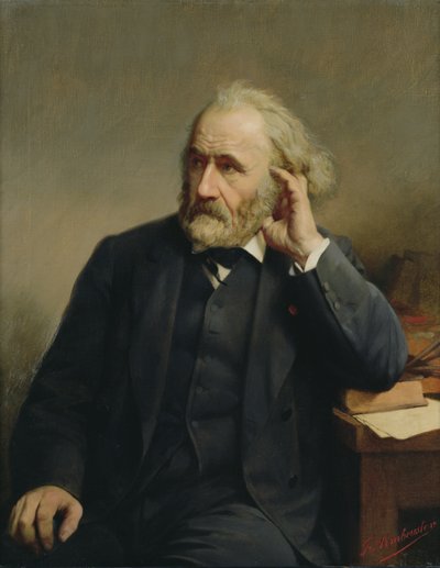 Ritratto di Joseph Chenavard (1807-95) da Jean Francois Armbruster