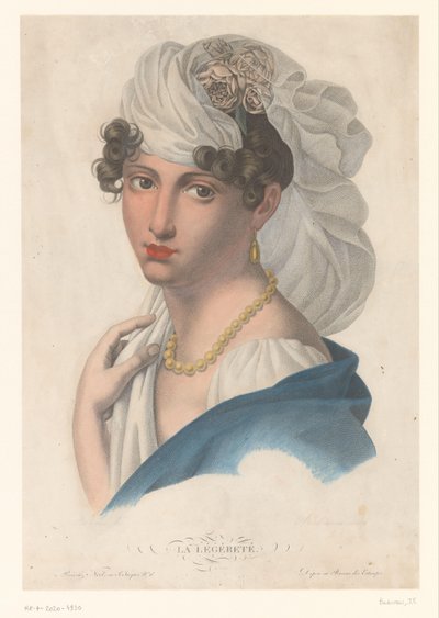 Donna con orecchino d