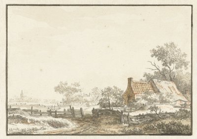 Paesaggio con fattoria da Jean François Delcourt