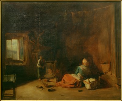 Interno contadino da Jean Francois Gigoux