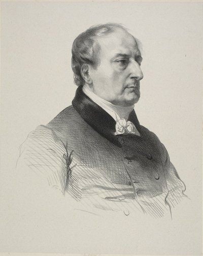 Ritratto del pittore Barone François Gérard da Jean Francois Gigoux