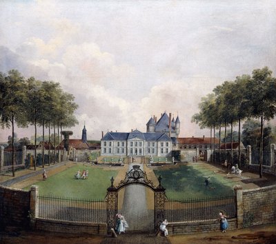 Vedute del castello di Mousseaux e dei suoi giardini da Jean Francois Hue