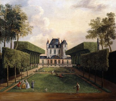 Vedute del Castello di Mousseaux e dei suoi Giardini da Jean Francois Hue