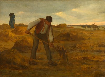Contadino che sparge letame (Paysan répandant du fumier) da Jean Francois I Millet