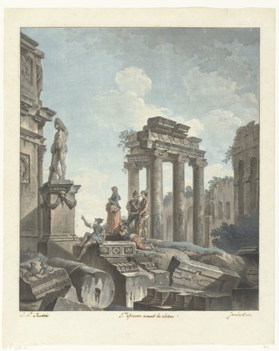 Rovine antiche da Jean Francois Janinet