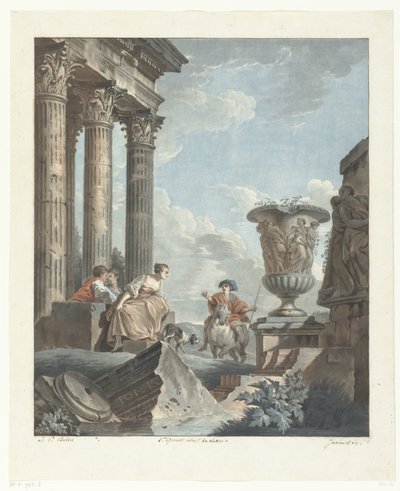 Rovine antiche da Jean Francois Janinet