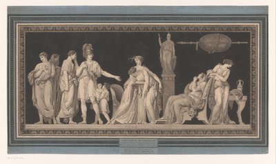 Coriolano consola sua moglie e sua madre da Jean Francois Janinet