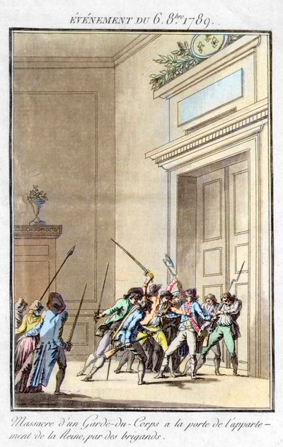 Rivoluzione Francese - Evento del 6 ottobre da Jean Francois Janinet