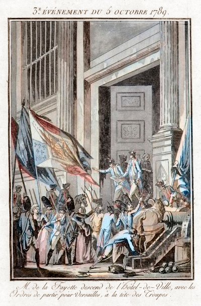 Rivoluzione francese - La Fayette lascia l