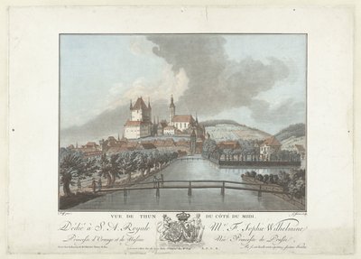 Veduta di Thun da Jean Francois Janinet