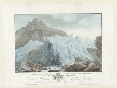 Ghiacciaio presso Grindelwald da Jean Francois Janinet