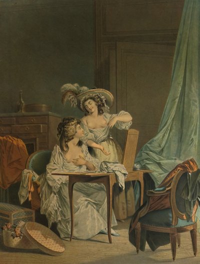 La Comparaison, 1786, 1913 da Jean Francois Janinet