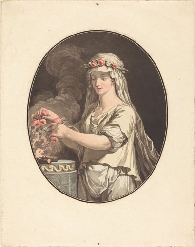 La giovane vestale da Jean Francois Janinet