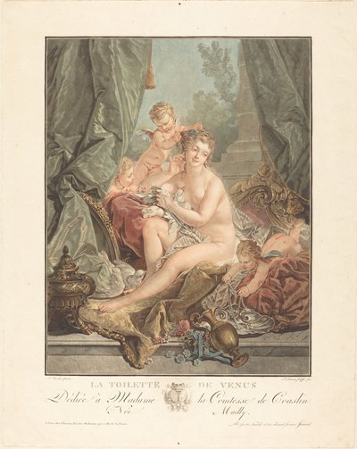 La toilette di Venere, 1783 da Jean Francois Janinet
