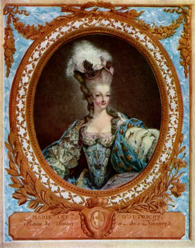 Maria Antonietta 1755-1793, regina consorte di Luigi XVI di Francia, 1777 1931 da Jean Francois Janinet
