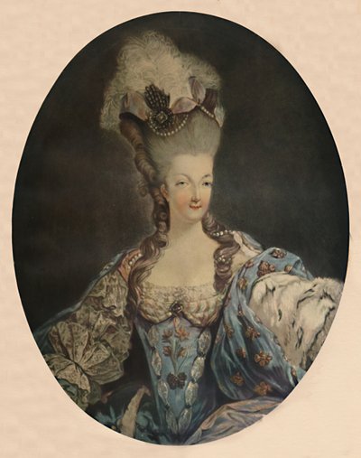 Maria Antonietta, Regina di Francia, 1777, 1913 da Jean Francois Janinet