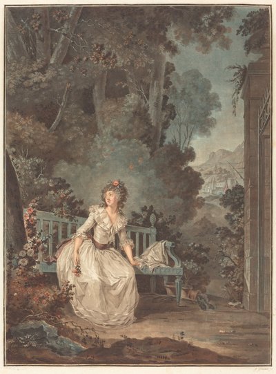 Nina, o La donna impazzita per amore, 1787 da Jean Francois Janinet