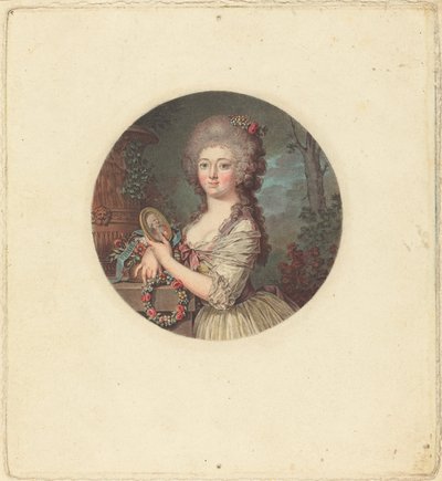 Ritratto di una giovane principessa da Jean Francois Janinet