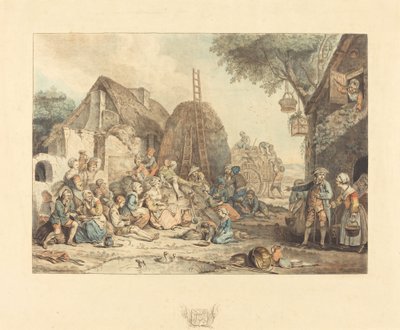 Il pranzo dei mietitori da Jean Francois Janinet