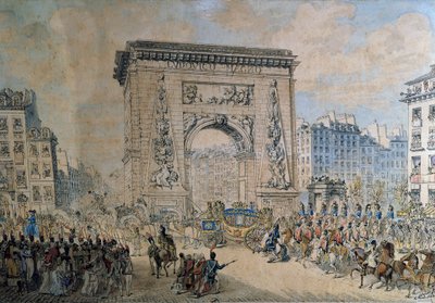 Entrata di Pio VII da Jean Francois Leleu