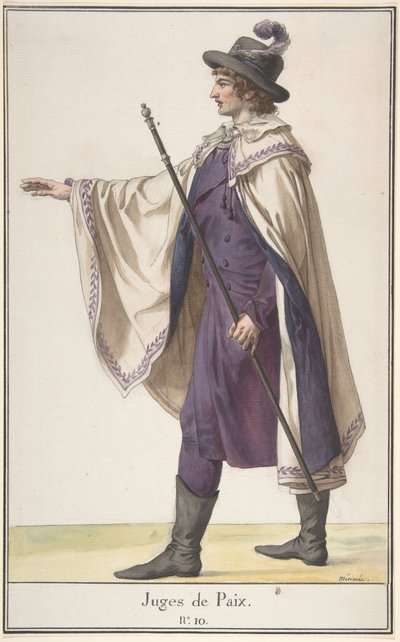 Un Giudice di Pace, ca. 1798-99 da Jean Francois Leonor Merimee