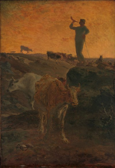 Richiamando le mucche a casa da Jean Francois Millet