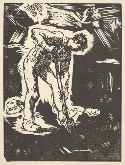 Scavatore, 1863 da Jean Francois Millet