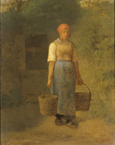 Ragazza che porta acqua da Jean Francois Millet