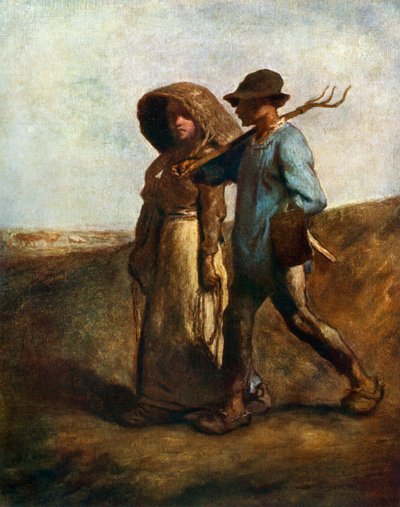Andando al lavoro da Jean Francois Millet
