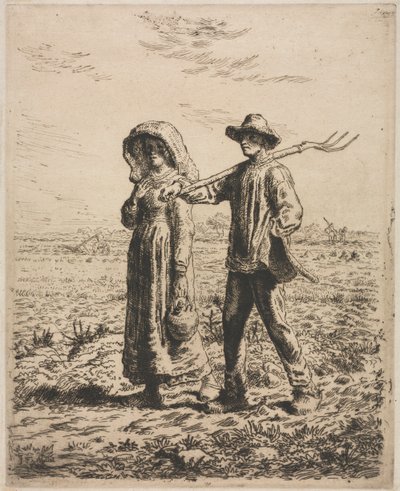 Andare al Lavoro da Jean Francois Millet