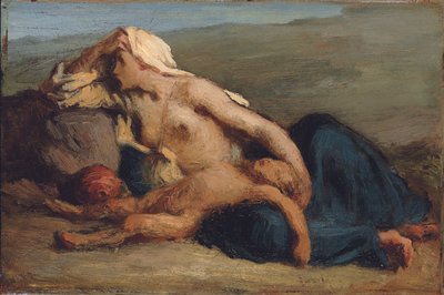 Agar e Ismaele da Jean Francois Millet