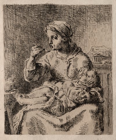 La Bouillée da Jean Francois Millet
