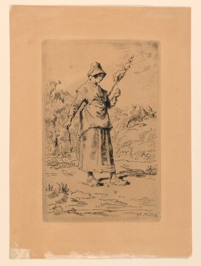 La Fileuse da Jean Francois Millet