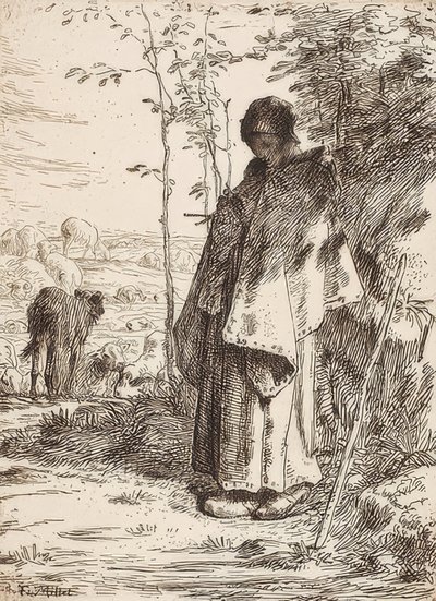 La Grande Bergère da Jean Francois Millet