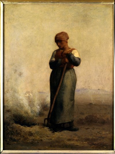 La bruciatrice di erbe da Jean Francois Millet