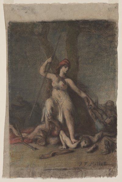 Libertà, probabilmente 1848 da Jean Francois Millet