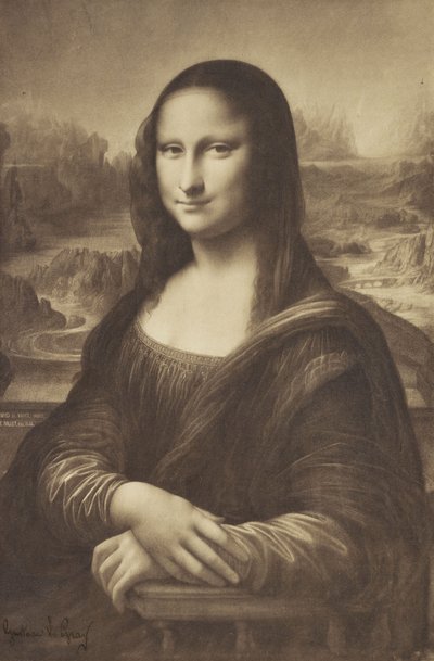 Disegno di Millet della Gioconda, 1854-55 da Jean Francois Millet